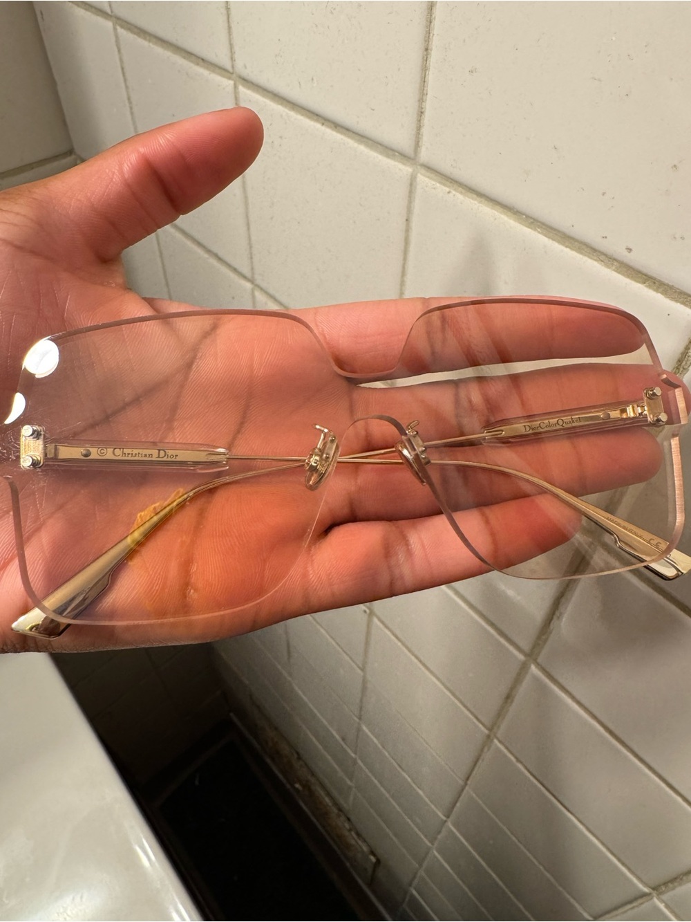 Dior Rimless Sunglasses